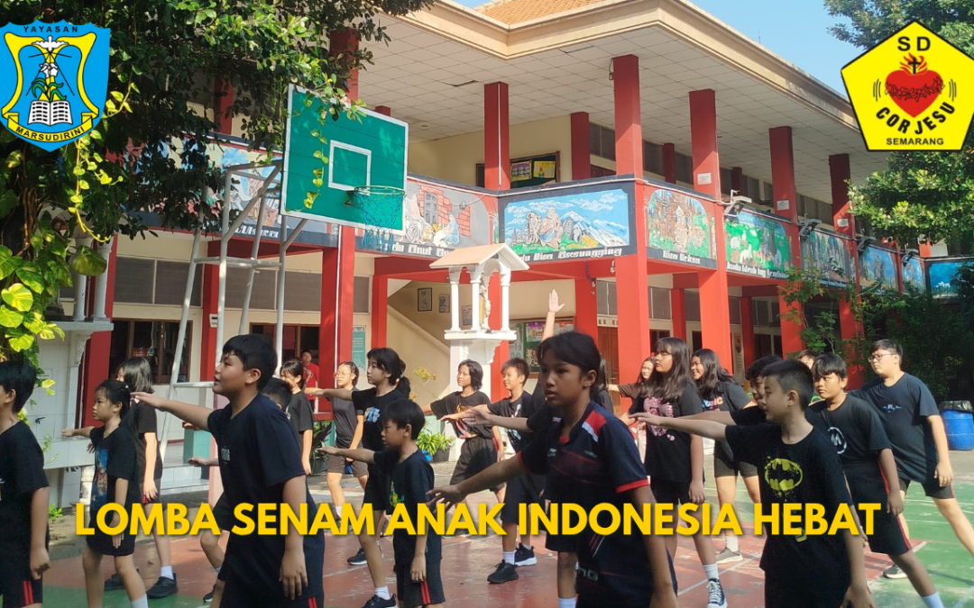 Lomba Senam Anak Indonesia Hebat di SD Marsudirini Cor Jesu
