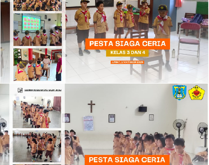 SD Marsudirini Cor Jesu Gelar Pesta Siaga 2025: Seru, Edukatif, dan Penuh Kegembiraan