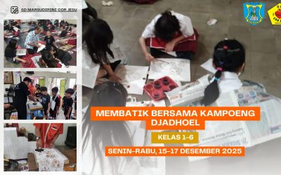 Kegiatan Membatik Siswa Kelas 1–6 SD Marsudirini Cor Jesu Bersama Laksmi Art Batik Kampung Djadoel